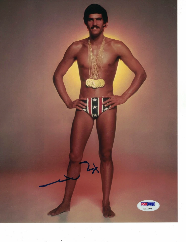 Mark Spitz Signed 8x10 Auto PSA Swimming USA Gold Indiana University AAU NCAA  - Image 1 of 1