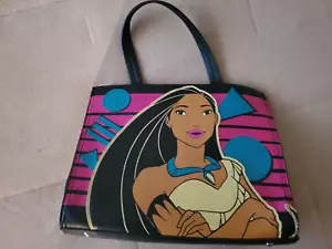 Disney Loungefly Pocahantis Zippered Purse 12" Long x 9" Tall 2 Handle Straps - Picture 1 of 5