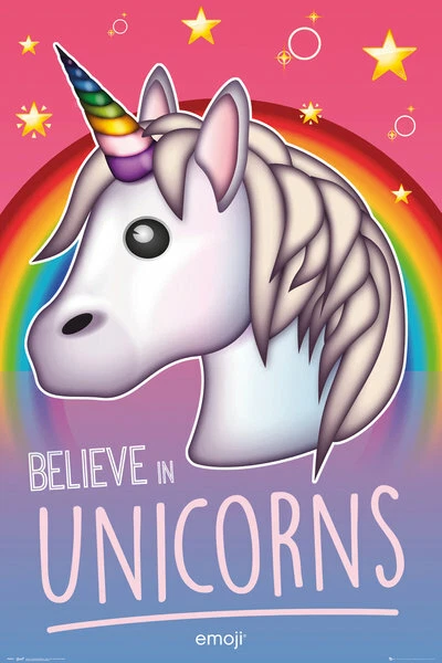 Poster I Believe in Unicorns Emoji - Image 1 of 1