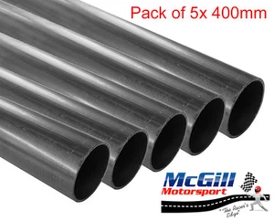 ERW Mild Steel Tube Pipe, OD 25.4mm (1") ID 22.4mm WT 1.5mm - 5x 400mm Lengths - Picture 1 of 3