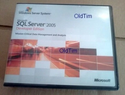 MICROSOFT SQL SERVER 2005 DEVELOPER EDITION E32-00575 COMPLETE & LEGAL 8 DISCS - Image 1 of 4