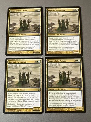 Sages Of The Anima X4 Alara Reborn Various Cond See Pics Front/Back English - Image 1 of 4