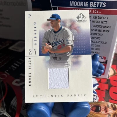 2001 SP Game Used Edition - Authentic Fabric #KB Kevin Brown (MEM) - Image 1 of 2