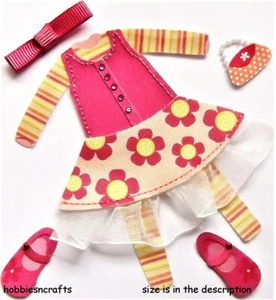 JOLEE'S BOUTIQUE 3D HANDWERK AUFKLEBER SCHUHE HANDTASCHE KLEID KLEINES MÄDCHEN KLEIDUNG - Bild 1 von 1