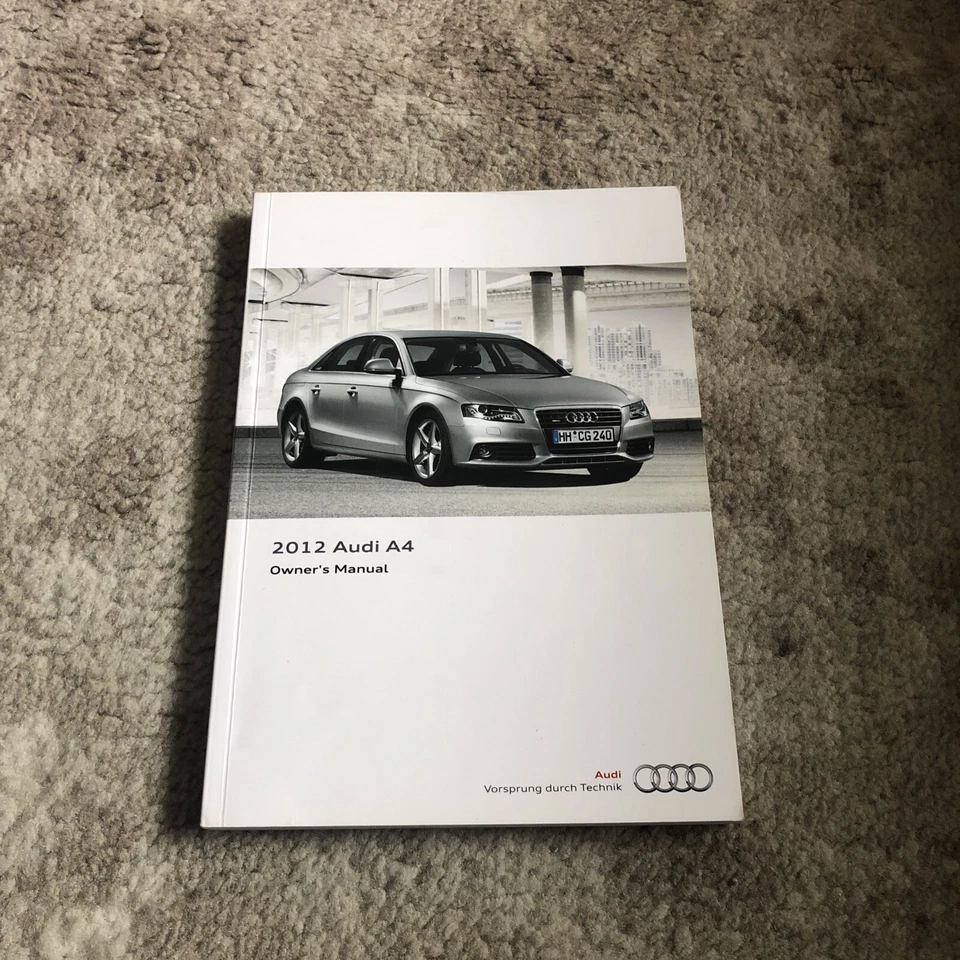 2012 Audi A4 Owners Manual OEM Free Shipping Foto 1 de 1