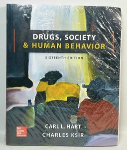 DRUGS, SOCIETY & HUMAN BEHAVIOR Paperback Book By Carl Hart, Charles Ksir 2014 - Picture 1 of 4