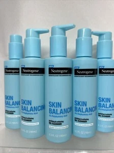 (5) NEUTROGENA Balancing Face Cleanser Gel Purifying Soften Normal - Combo 6.3oz - Picture 1 of 4
