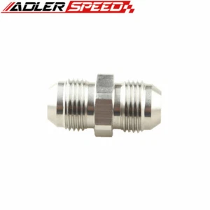 US Stainless Steel 4AN AN-4 To AN4 4AN Male Flare Straight Union Fitting Adapter - Picture 1 of 4
