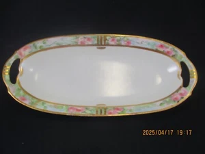 Antik/Vintage KPM Porzellan Schmuck Kommode Schale rosa Rosen, Made in Germany - Bild 1 von 15