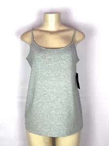 BRAND NEW PURE COLLECTION SOFT JERSEY LONGLINE CAMISOLE GRAY SIZE 14-16 - Picture 1 of 4