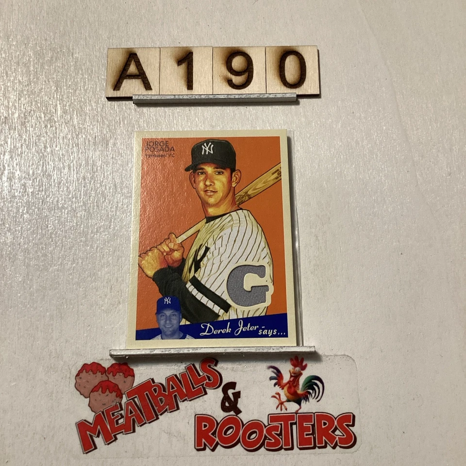 2008 Upper Deck Goudey Memorabilia Jorge Posada #M-PO - Image 1 of 3