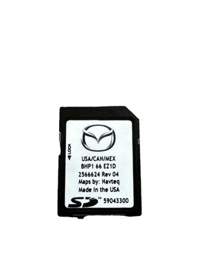 OEM Mazda Navigation Disk SD HC I Card BHP1 66 EZ1D # 2566624 REV 04 - Image 1 of 2