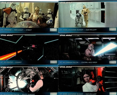 lot de 10 cartes 1995 Topps Widevision Star Wars - Photo 1/2