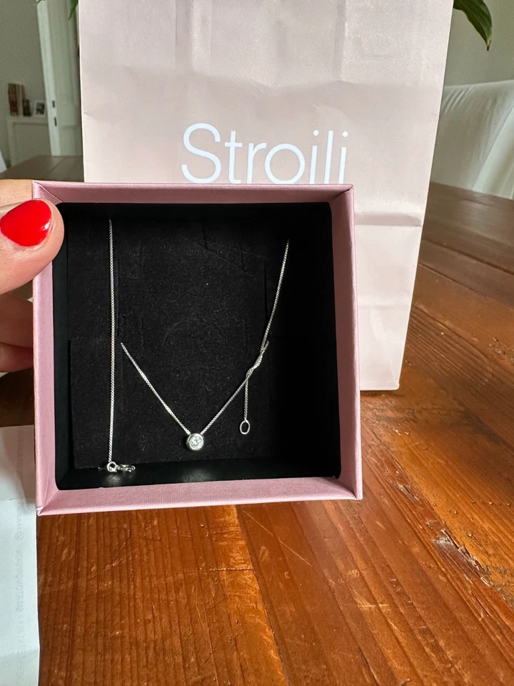 Collana  Punto Luce Silver Elegance Argento Rodiato Cubic Zirconia - Immagine 1 di 4