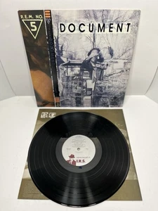 R.E.M. No. 5 Document LP Vinyl Record 1987 Play Tested - Picture 1 of 10