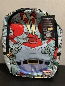 SPRAYGROUND x SPONGEBOB SQUAREPANTS MONEY KRABS BACKPACK NEW KRUSTY KRAB RARE - Picture 1 of 13