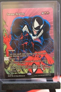 MTG: Spider-Man  Savage Beating  BONUS SHEET (Todd McFarland art!) - Picture 1 of 1