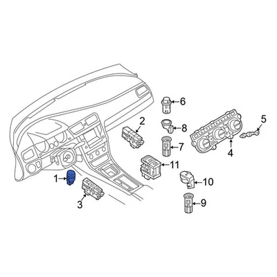 For Volkswagen GTI 2015-2018 Volkswagen 5G1959839B3Q7 Ignition Switch Foto 1 de 4