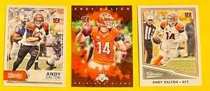 ANDY DALTON, Cincinnati Bengals 3-card lot, FAN FAVORITE QUARTERBACK - Picture 1 of 2