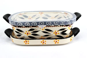Temp-Tations by Tara Old World 0,5 Qt Teglia da Forno Ovale con Vassoio e Coperchio - Foto 1 di 14