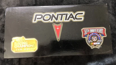 Coche Pontiac 1998 Nascar 50 aniversario Racing Champions oro 24 quilates 1:24 Foto 1 de 4