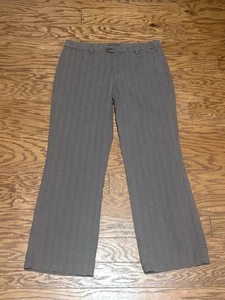 Riders by Lee Damen braun Nadelstreifen Stretch gerades Bein Chino Hose, Größe 14M - Bild 1 von 5