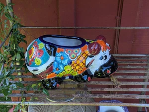 Maceta de vaca Talavera | Utiliza maceta de cerámica para vaca - Imagen 1 de 8
