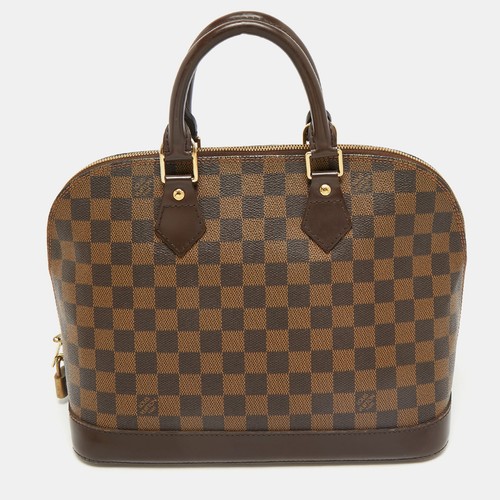 LOUIS VUITTON（LV） Borsa Louis Vuitton Damier Ebene in tela Alma PM