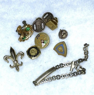 批量 10 至 24 克拉镀金别针 珠宝首饰 发现 废料 恢复 50 克 — 第 1/4 张图片