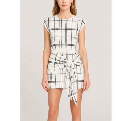 C/Meo Collective Stay Ready Dress Ivory Mini Hidden Zip Women’s Small Revolve - Image 1 of 4