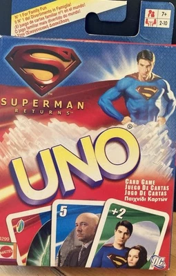 Mattel 2005 Superman Returns Uno Card Game Unopened Condition - Image 1 of 2