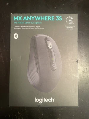 Logitech MX ANYWHERE 3S Wireless Mouse - Black - Image 1 of 2