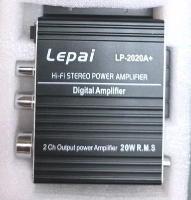 Lepai Hi-Fi цифровой усилитель Lp-2020A + усилитель мощности 20 Вт RMS X 2 CH - Изображение 1 из 4