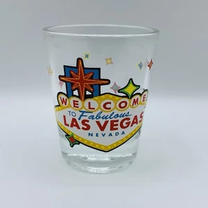 Bicchiere da tiro souvenir vintage benvenuto nella favolosa LAS VEGAS NEVADA 🔥 - Foto 1 di 4