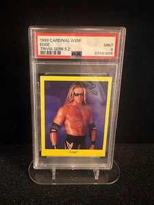 1999 Cardinal WWF Edge Trivia Series 2 PSA 9 - Picture 1 of 2