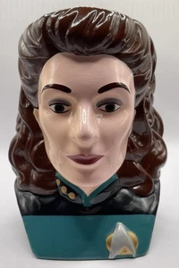 Star Trek The Next Generation Mug By Applause Deanna Troi 1994 (FREE SHIPPING!) - Picture 1 of 12