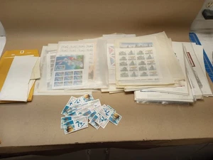 Over $1100 Face Value Unused US POSTAGE STAMPS LOT Mostly .32 Cent Stamps - Picture 1 of 24