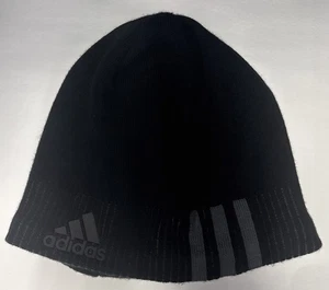 adidas Men's Creator 3 Aeroready Beanie Black Reflective Carbon One Size - Picture 1 of 3