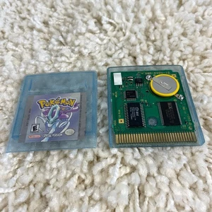 Pokemon: Crystal Version (Game Boy Color, 2001) GBC Authentic Brand New Battery - Picture 1 of 7