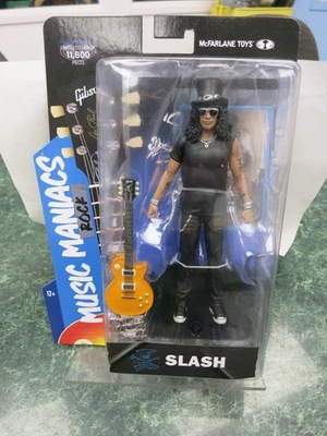 Figura de acción McFarlane Toys Music Maniacs Slash Guns N Roses edición limitada 6" Foto 1 de 2