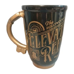 Disney Parks Tower of Terror Aufzug Reparatur Tasse Hollywood Studios schwarz gold - Bild 1 von 9
