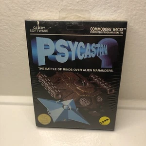 Psycastria Celery Software Commodore 64 128 Factory Sealed NIB NOS New Game C64 - Picture 1 of 16
