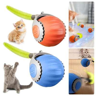 Speedy Tail 2.0, Speedy Tail Cat Toy, Interactive Toy, Smart Cat Rolling Ball MU - Image 1 of 4