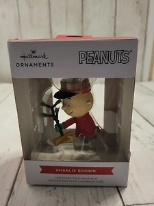 Hallmark Peanuts Charlie Brown Christmas Tree Ornament 2023 - Picture 1 of 7