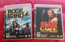 PS3 AC / DC Live Rock Band Track Pack & Rock Band 2 - 2-Game Pack
