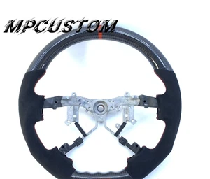 Carbon Fiber Steering Wheel fit For Toyota Tundra Sequoia Hiace Cruiser 2007-19 - Picture 1 of 8