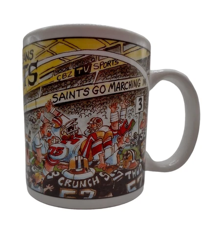 NFL Football New Orleans Saints Go Marching In Crunch 49rs Ceramic Coffee Mug Cover