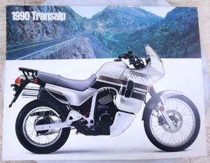 1990 HONDA XL600V Transalp NOS OEM DEALER'S SALES SHEET BROCHURE # 6 XL 600 USA - Picture 1 of 2