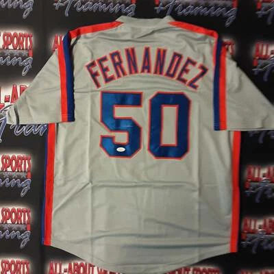 Camiseta Sid Fernández Auténtica Firmada Estilo Profesional Autografiada JSA R1 Foto 1 de 4