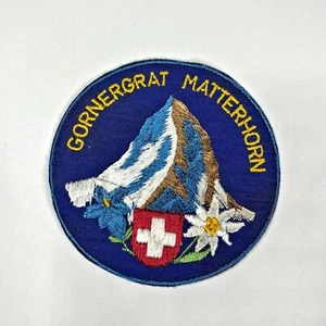 Insignia Parche Cervino Suiza Años 70 Vintage Cresta Montaña Europa NUEVO - Imagen 1 de 3